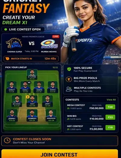C333 (c 333 casino) fantasy cricket & matchday visual 3