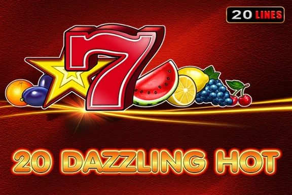 Capa do slot 20 Dazzling Hot
